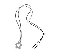 Gissroys Stylish Resin Flower Necklace with Cable Accessories for Women Should Improve Your Fashionable Statement Pieces Retro Styles Women's Necklace, one size, As described, As described