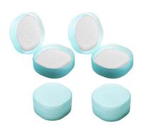 Gissroys Travel Friendly Square Cosmetic Organiser Transparent Bathroom Storage Case Portable Robust for Cotton Pads Accessories Square Cosmetic Cotton Pad
