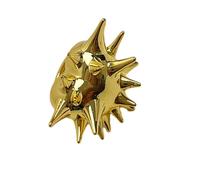 Gissroys Trendy Gold/Silver Colour Sea Urchin Rings Contemporary Metal Finger Rings Punk Styles Jewellery For Fashion Enthusiasts Kanter Style Ring, As described