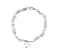 Gissroys Trendy Irregular Pearl Necklace Sophisticated Pearl Necklace Perfect for Women The Timelesses Elegant To Appreciate Knowledge Women's Necklace, one size, As described, As described
