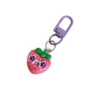 Gissroys Unique Fruit Key Cheese Fashion Pendant Fruit Pendant Plastic/Resin Texture For Women Girls Fashion Lovers Present Key Holder Charm, J, One Size