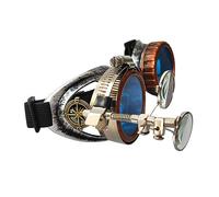 Gissroys Upgraded Steampunk Goggles Welding Goth Cosplay Vintage Goggles Rustics RaveParty Fancy DressCostume For Women Men Gift Steampunk Vintage