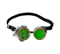 Gissroys Upgraded Steampunk Goggles Welding Goth Cosplay Vintage Goggles Rustics RaveParty Fancy DressCostume For Women Men Gift Steampunk Vintage