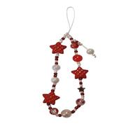 Gissroys Women's Bracelet Mobile Phone Lanyard Cord, Forward-Looking Beads Mobile Phone Pendant for Trendy Youth Fashion Enthusiasts, Everyday Wear, Pearl Keyring for Women and Girls