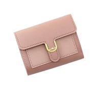 Gissroys Women's Wallet Simple Triufold Wallets PU Leather Wallet Short Wallet Small Triufold Cash Card Bag Compact Wallets Women Short, b, Mass beauty