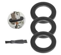 GisWell 3 Rubber Gaskets for Monsieur Cuisine Plus/Connect/Smart - Chopper Knife Seal with Cleaning Brush