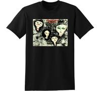 Gisyygg Magazine T Shirt Real Life Vinyl cd Cover Black