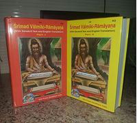 Gita Press Srimad Valmiki Ramayana With Sanskrit Text and English Translation (2 vol set) By Achleshwar (English) (Code-452,453)
