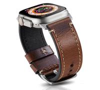 Gitalian Leather Band Compatible with Apple Watch Ultra3/2/1 Band 49mm 46mm 45mm 44mm 42mm for Men, Genuine Leather Replacement Strap for iWatch Series 10 9 8 7 6 5 SE2, Oil Brown