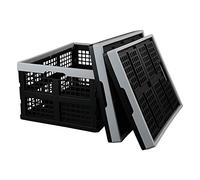 Gitany 3-Pack Collapsible Crates For Storage, Foldable Plastic Crate Basket