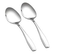 Gitany 6 Pieces Table Serving Spoons Set, Stainless Steel Large Spoons for Parties