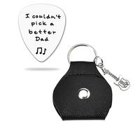 Gitar Picks Keyring for Dad Gifts for Birthday Gift for Men Best Daddy Gifts from Daughter Son Guitar Pick Gifts for Dad Daddy Fathers Day Birthday Gifts for Dad Bass Acoustic Guitar Player Gifts