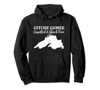 Gitche Gumee Unsalted & Shark Free, Great Lake Superior Pullover Hoodie