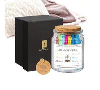 Gitekain Scripture Verse Jar - Reusable Uplift Item, Glass Christian Faith Scripture Dispenser, Desktop Encouragement Trinket, Daily Verse Ritual, Christmas and Easter Giving