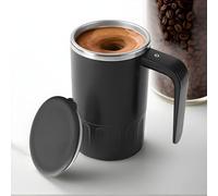 Gitekain Stirring Cup - Automatic Magnetic Heated, 3.15x5.43in Stir Drink Mug, for Smooth Drink Blending Stainless Steel Temperature Display with Easy Mix Function, Self Stir Cup, Travel Work Home