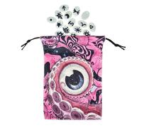 Gitekain Tarot Card Bag | Tarot Deck Velvet Holder Bag,Protective Wrap Organizer Divination Accessories for Dice Crystal Rune Trinket Enthusiasts Beginners Teens Adults Travel Party