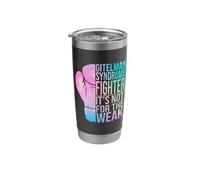 Gitelman Syndrome Awareness | Retro Fighter & Warrior Stainless Steel Insulated Tumbler