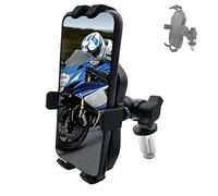GITOBEHA Motorcycle Phone Mount Fork Stem Mobile Phone Holder GPS Navigation Bracket Compatible with Hayabusa GSX-R 600 750 1000 YZF R1 R6 CBR 300R 400R Ninja ZX6R 400R S1000RR