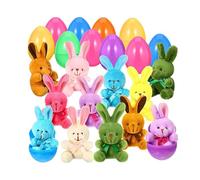 Gitohoni 12x Easter Eggs Prefilled with Doll Basket Fillers