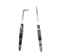 Gitohoni 2 Pieces Soldering Tweezers Resilient Clamp Heat-Insulating Spring-Assisted Clamp Weit for Brazing, Soldering