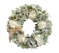 Gitohoni 40 Cm Artificial Ear Leaf Wreath for Indoor Outdoor Use at Hotels and Restaurants