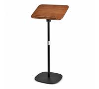 Gitohoni Adjustable Floor Book Holder Desktop Lectern Bookstand Document Rack with Wood Grain Panel and Weighted Base Suitable for Study Office Home Reading, 50cm-1.3m