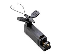 Gitohoni Auto Butterfly Wing Butterfly Mechanical Movement Animated Electronic Ornament DIY Manual Simulator Realistic Cosplay Accessory Cape Accessories, Without clip