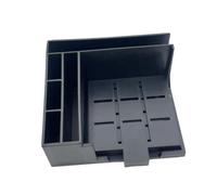 Gitohoni Compact Sticky Note Dispenser, Template Holder and Organizer, Made of Polypropylene, for The Office, Study Or Home. A Great Idea!, Black