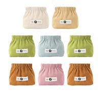 Gitohoni Corduroy per Organizer Pouch, 8pcs Shrapnel Portable Elastic Small Storage Bag for Inside Purses, Hair Tie Lipstick Makeup Bags
