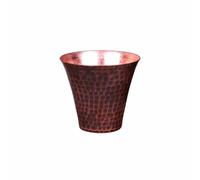 Gitohoni Cup Copper Drinkware Chinese Teacup Vintage Mug Single Layer Construction Suitable for Spirit Serving Home Office, Retro Copper, S