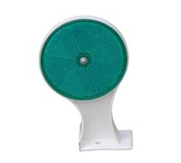 Gitohoni Driveway Marker Reflective Round Reflector Road Warning Sign PP Material Weatherproof with Clear Reflectivity for Driveways Parking Lots Roads, Yellow and Green