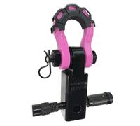 Gitohoni Heavy Duty Vehicle Tow Hook With Solid Hitch Mount And Shackle Assembly Threaded Coupler Pin Retaining Clip For Heavy Pulls Suitable For Pickup Truck Use,