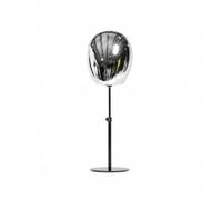 Gitohoni Mannequin Display Stand Male Mannequin Full With Standing Pose For Accurate Drape Fiberglass Body With Glass Base suitable for retail boutiques shows , Electroplated Egg-shaped Head Model