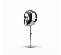 Gitohoni Mannequin Display Stand Male Mannequin Full With Standing Pose For Accurate Drape Fiberglass Body With Glass Base suitable for retail boutiques shows , Electroplated Facial Feature Head Model