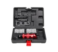 Gitohoni Rivet Nut Adapter Tool Kit Inserter Setter Converter with Mandrels Spanner Detachable Handle Alloy Steel Build for Power Drill Use Suitable for