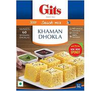 Gits Khaman Dhokla Instant Snack Mix 500g - A Traditional Indian Savory Snack - Popular Traditional Gujarati Snack - Makes 60 Khaman Dhokla (Pack of 1)