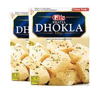 GITS Khatta Dhokla 500G | Khatta Dhokla Instant Mix | Instant Snack Mix | GITS Instant Pack | Indian Origin (Pack of 2)