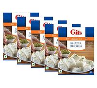 Gits Khatta Dhokla Instant Snack Mix 500g - A Popular Traditional Gujarati Savory Snack - Tangy Flavor, Fluffy & Spongy Texture (Pack of 5)