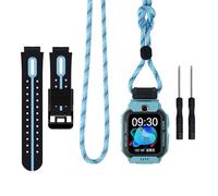 Gittos 2-Piece Watch Strap - Lanyard Compatible with imoo Watch Phone Z7/Z6/Z1 Kids Sport Replacement Band for Girl Boy