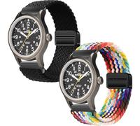 Gittos 20mm Magnetic Watch Strap for Timex Weekender Expedition Scout/Acadia Waterbury Traditional Easy Reader 43mm/T49961SU/T2N654PF/TW2U68200/TWC030800/T2N651/TW2P75800/TW4B12500