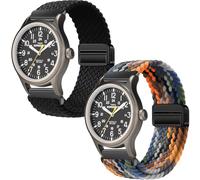 Gittos 20mm Magnetic Watch Strap for Timex Weekender Expedition Scout/Acadia Waterbury Traditional Easy Reader 43mm/T49961SU/T2N654PF/TW2U68200/TWC030800/T2N651/TW2P75800/TW4B12500
