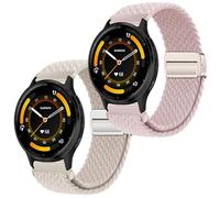 Gittos 22mm Magnet Braid Watch Strap for Garmin Forerunner 265/255/255 Music/Vívoactive 4/Venu 3/2 Band Sport Replacement