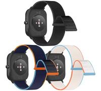 Gittos Nylon Strap 22 mm Compatible with Ruimen/Popglory P66/Fitpolo IDW28/aeac Replacement Strap for Black View/CASCHO P125/OTOZABU T10/Uaue T70-AI/Parsonver SR1/SLOKSFil Watch Strap for Men Women