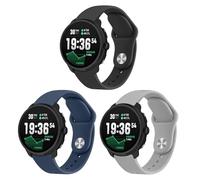 Gittos Strap Compatible with Suunto Race 2/Race/Race S 45 mm/9 Peak/9Peak Pro/5 Peak Sport Silicone Straps, Silicone