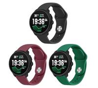 Gittos Strap Compatible with Suunto Race 2/Race/Race S 45 mm/9 Peak/9Peak Pro/5 Peak Sport Silicone Straps, Silicone