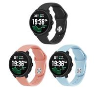 Gittos Strap Compatible with Suunto Race 2/Race/Race S 45 mm/9 Peak/9Peak Pro/5 Peak Sport Silicone Straps, Silicone