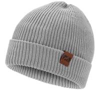 gitzing Knit Cuffed Beanie for Men and Women, Stretchy Soft Warm Daily Cuffed Unisex Winter Fisherman Hats, Gifts for Women/Men/Him/Dad,Grey