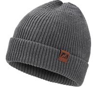 gitzing Knit Cuffed Beanie for Men and Women, Stretchy Soft Warm Daily Cuffed Unisex Winter Fisherman Hats, Gifts for Women/Men/Him/Dad,Dark Dark Gray