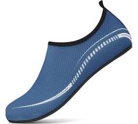 gitzing Water Beach Swim Shoes Women Quick Dry Sea Shoes Men Breathable Aqua Lightweight Barefoot for Surfing Running Driving Pool Yoga, Dark Blue 10.5 UK/45 EU