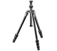 Gitzo GT0545T Traveler Tripod - Super-Compact, Foldable and Incredibly Light, with Short Column Included for Ground Level Shoots, Series 0-4 Sections, Carbon Fibre